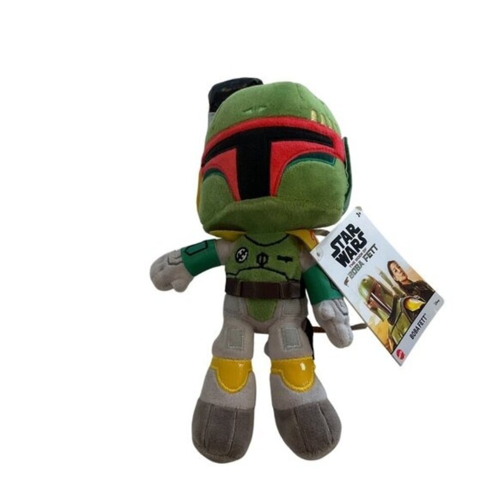 Star Wars Boba Fett Plush Toy 8" By Mattel Soft plush toy collectible New tags